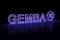 GEMBA neon concept self illumination background