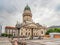 gendarme market with french cathedral