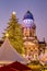 The Gendarmenamarkt square in Berlin with the Christmas Market, Germany