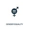 Gender Equality icon. Creative element design from community icons collection. Pixel perfect Gender Equality icon for web design,