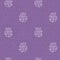 Gender neutral foliage leaf seamless raster background. Simple whimsical purple 2 tone pattern. Kids nursery wallpaper