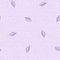 Gender neutral foliage leaf seamless raster background. Simple whimsical purple 2 tone pattern. Kids nursery wallpaper