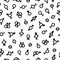 Gender Seamless pattern. Sexual human identity illustration. Bigender, agender, neutrois, asexual, lesbian, homosexual