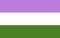 Genderqueer pride community flag, LGBT symbol. Sexual minorities identity. Vector illustration