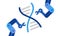 Gene editing modification of DNA genome CRISPR robot arm precision technology