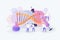 Gene therapy concept vector illustration