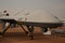 General Atomics MQ-1 Predator drone, UAV remotely piloted military aircraft  and weapons platform