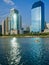 General Building and Blue sky Light reflect