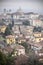 General city view of medieval area, Citta Alta, Bergamo,Lombard