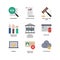 General Data Protection Regulation GDPR icons