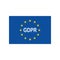 General Data Protection Regulation GDPR symbol. European Union flag vector illustration