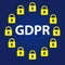 General Data Protection Regulation, group of padlock in circle