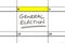 General Election Date Highlighted on a Calendar