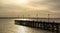 General Flores Pier, in front of the industrial loading dock of Nueva Palmira, on the Uruguay River. Nueva Palmira, Uruguay