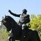 General George Washington Equestrian Statue at Union Square in Manhattan