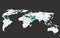 General graphical diagram of world oil reserves. Presented in the form of barrels. One barrel is approximately one percent of the