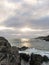 General image of the Pacific Ocean coast, from the tourist town of Las Cruces, on the Chilean coast