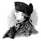 General James Wolfe vintage illustration