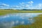 The general Lake in WulanBu all grassland ancient battlefield