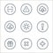 general line icons. linear set. quality vector line set such as add, cross, gift, warning, sun, download, upload, warning