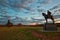 General Stonewall Jackson statue at Manassas Battlefield Bull Run