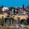 General top view of Kaleici and historical harbour of Antalya, Turkey