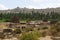 General view of the Achyuta Raya temple complex, Hampi, Karnataka. Sacred Center.