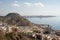 General view on Alicante from castle Santa Barbara