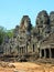 General view of Bayon temple at Angkor Thom in Cambodia