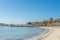 General view of the beach of Colonia de Sant Jordi