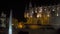 General view of the Cathedral of Palma de Mallorca at night