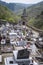 General view of the cemetery of the Conques France