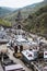 General view of the cemetery of the Conques France