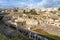 General view of Ercolano Archaeological Park in Naples, Italy.