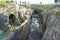 General view of Ercolano Archaeological Park in Naples, Italy.