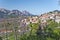 General view of Evisa Village in Corsica Island