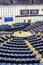 General view of the hemicycle of the European Parliament in Strasbourg, France