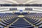 General view of the hemicycle of the European Parliament in Strasbourg, France