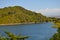 General view of the lake Embalse Dique los Molinos in Cordoba