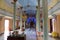 General view of the main hall of worship of the Cao Dai temple in Hoi An