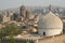 General view of the Northern Cemetery, part of the City of the Dead (Cairo, Egypt),