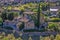 General view of the old town of Valldemossa in the mountains of the Tramuntana, Majorca