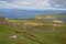 General view from The Storr with Loch Leathan and the Isle of Raasay in the background, Isle of Skye, Highlands, Scotland, UK