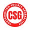 Generalized social contribution symbol icon in France