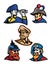 Generals, Admirals and Emperor Mascot Collection