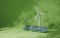 Generating electricity with solar panels Solar energy and wind turbines