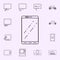 generation without frame phones icon. Generation icons universal set for web and mobile