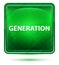 Generation Neon Light Green Square Button