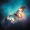 Generative AI: beautifuly butterflies as magical fairies