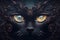 Generative AI: Black cat fantasy potrait